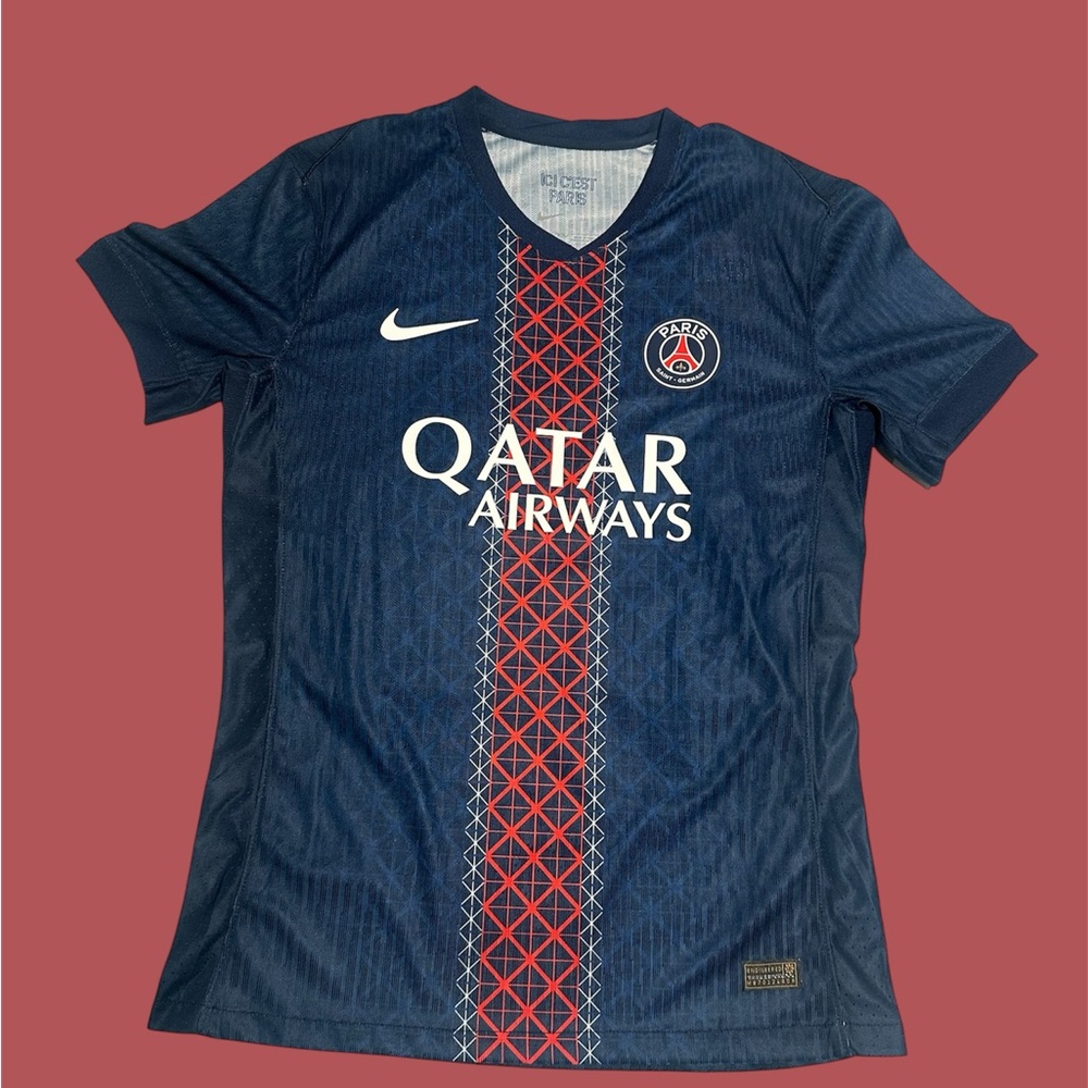Nike Mens PSG Navy and Red Jersey